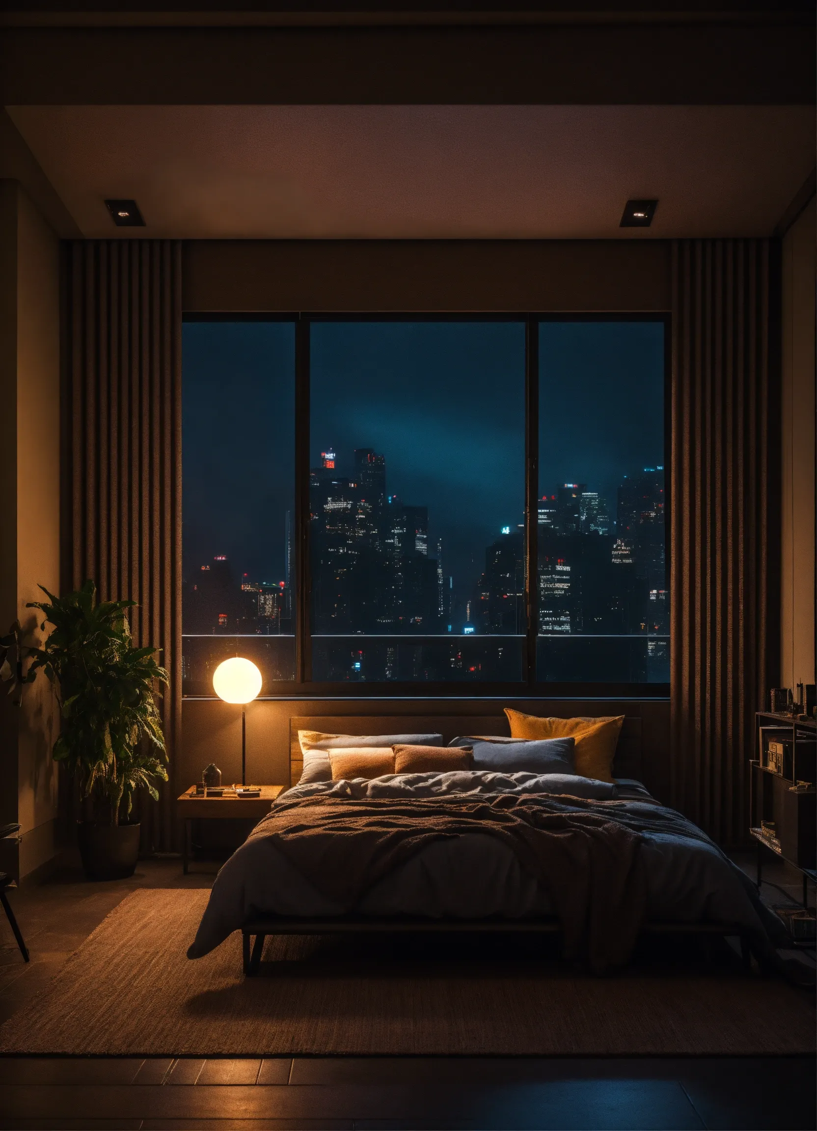 Sill-length curtains