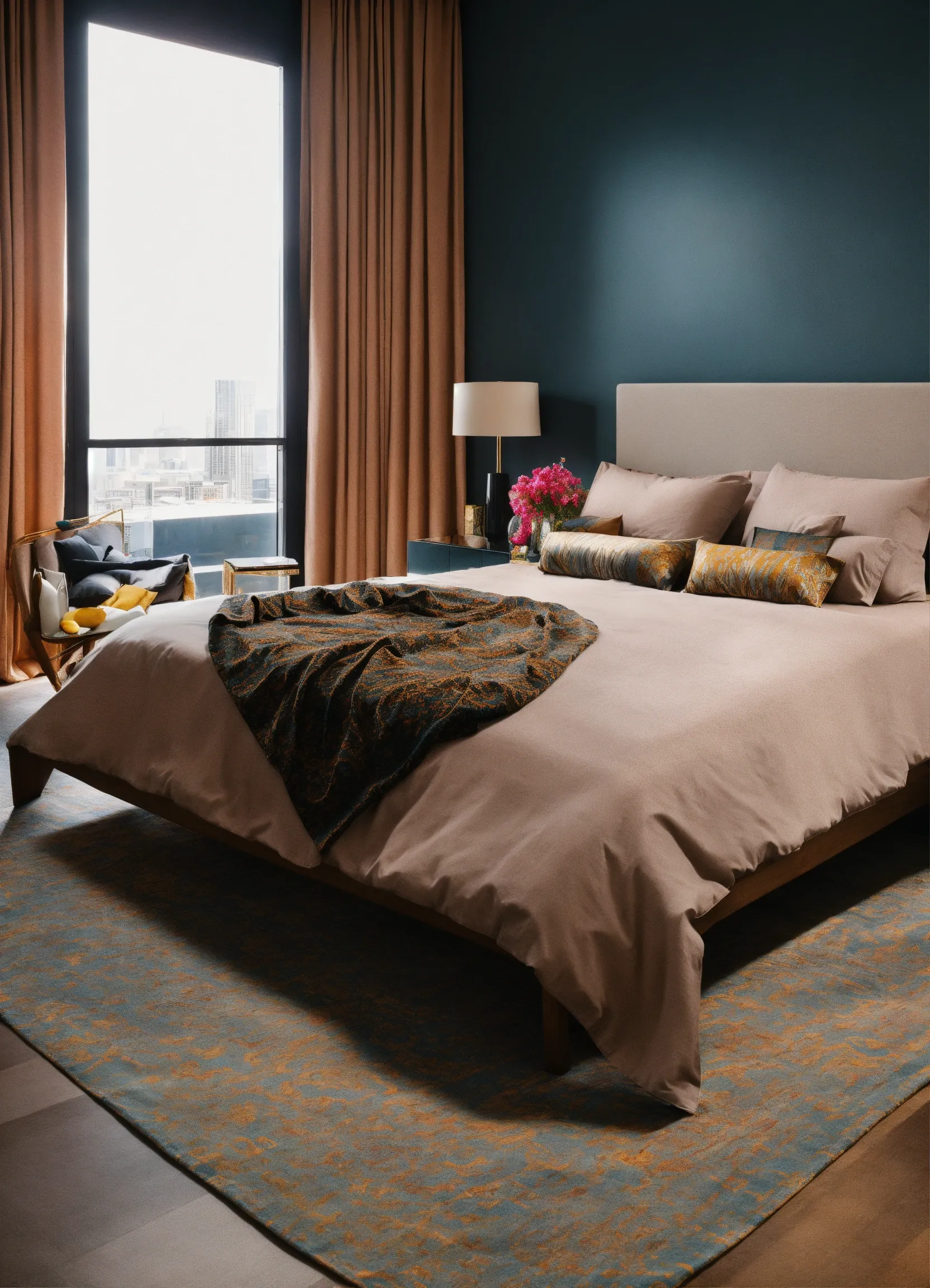 Semi-transparent curtains