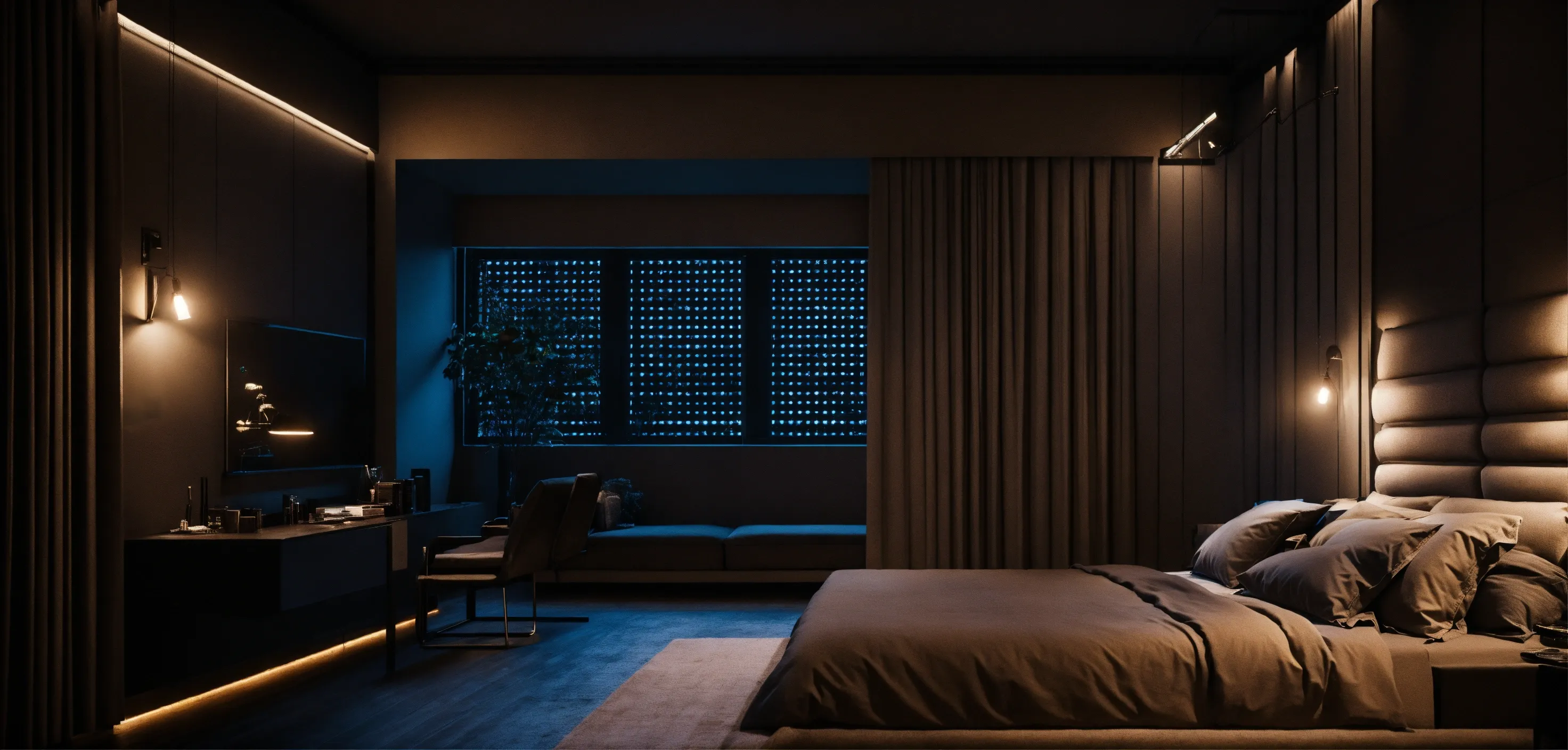 Luxury organic linen curtains